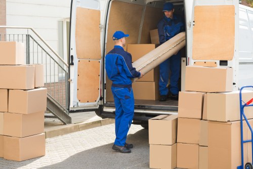 Local removals team helping with a Brompton home move