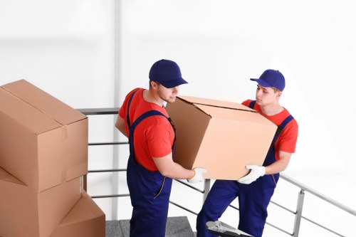 Careful loading of furniture for a Brompton home or office move