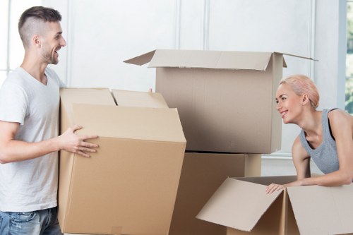 Office removal and furniture transport service in Brompton